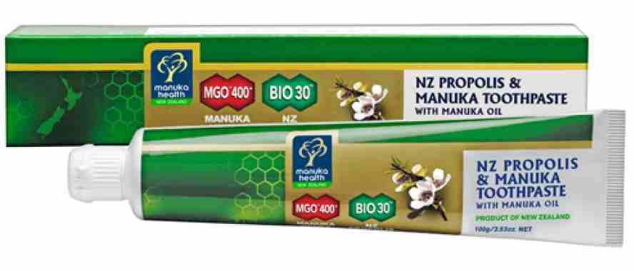 Pasta do zębów z Miodem MGO™ 400+ i Propolisem Bio 30™ i
olejkiem Manuka