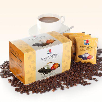 Cream Coffee /mieszanka kawy instant, wyciągu z Ganodermy
Lucidum i śmietanki - 20 saszetek x 14 g | magia-urody.pl