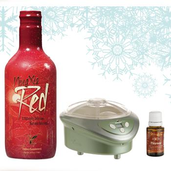 Specjalna promocja zimowa - zestaw Ultrasonic Diffuser +
olejek Thieves 15ml + NingXia Red 1 litr