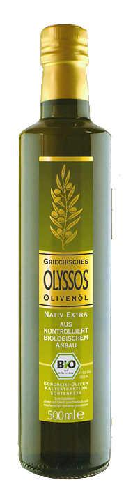 Organiczna Oliwa z Oliwek Extra Virgin Olyssos 12 x 500
ml
